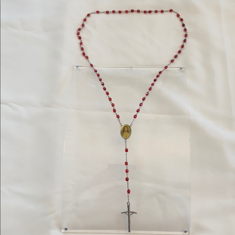 4/$25- Catholic Beaded Rosary Necklace Jewelry